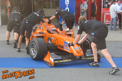Dennis Retera pitbox in